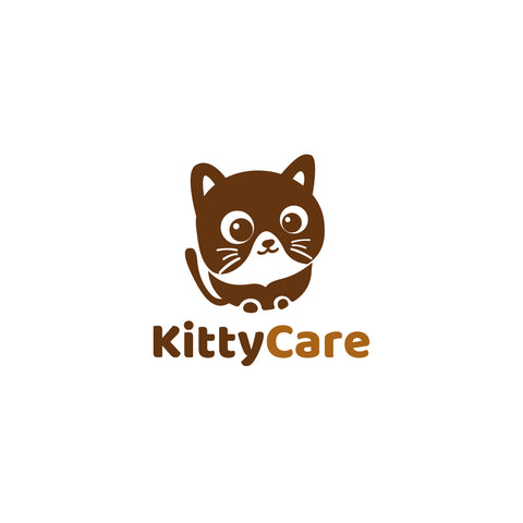 Adorable Cat Logo for KittyCare - Feline Care Brand. Cute Cartoon Cat Icon for KittyCare Pet Service.KittyCare: Charming Cat - themed Brand Logo.KittyCare's Adorable Cat Logo for Cat - lovers. KittyCare, cat logo, pet care brand, cute cat icon, feline care, pet service logo