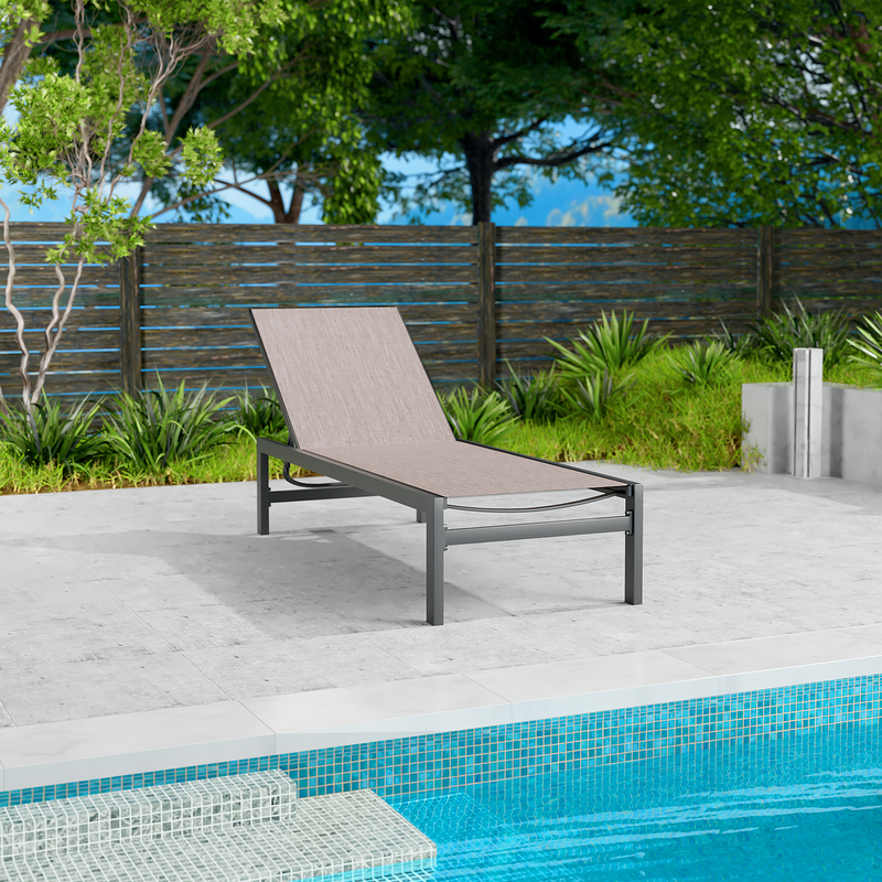 Pool Metal Chaise Lounge Chair Outdoor Lounge Chaise Chairs