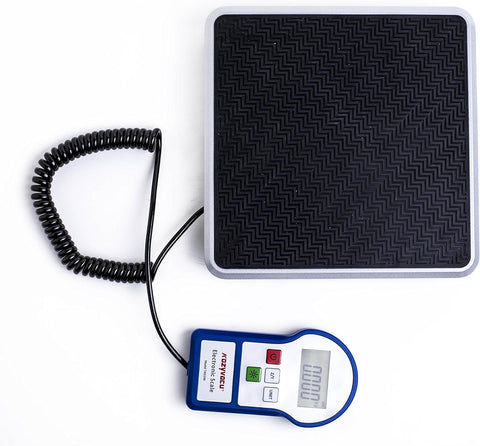 HVAC 220Lbs Refrigerant Scale Charging Weight Freon Scale High Precision 0.01Lbs Resolution Light Commercial Electronic Digital Scale for Automotive Residential AC
