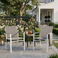 kozyard Patio Dining Chairs Set of 2, Outdoor Patio Chairs with Padded Textilene Fabric & Aluminum Frame, Ergonomic Design for Patio, Backyard, Poolside
