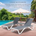 Kozyard Multi-Scenario Outdoor Lounge Chair Set – Versatile for Poolside, Patio, Yard & Terrace Use, Durable Outdoor Leisure Furniture with Premium Textilene Fabric & Sturdy Frame, Ideal for Various Outdoor Relaxation Spaces