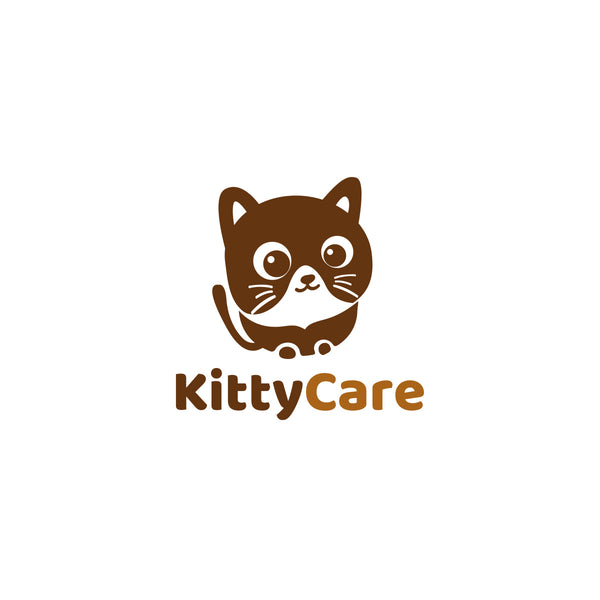 Adorable Cat Logo for KittyCare - Feline Care Brand. Cute Cartoon Cat Icon for KittyCare Pet Service.KittyCare: Charming Cat - themed Brand Logo.KittyCare's Adorable Cat Logo for Cat - lovers. KittyCare, cat logo, pet care brand, cute cat icon, feline care, pet service logo
