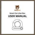 KittyCare Smart Cat Litter Box User Manual Cover. Instruction Guide Cover for KittyCare Automatic Cat Litter Box. KittyCare: Smart Cat Litter Box User Manual. Guidebook for Using KittyCare's Automatic Cat Litter Box. KittyCare, smart cat litter box, user manual, instruction guide, automatic cat litter box, pet product manual