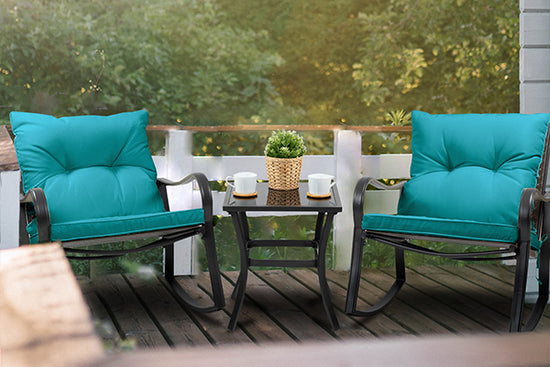 Moana 3 piece bistro shop set with cushions