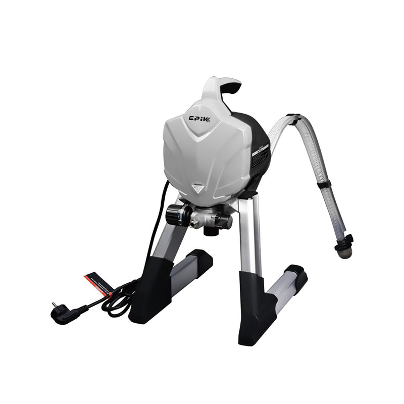 EPIK Airless Paint Sprayer for Home and Professional Use. EPIK airless paint sprayer with hose and stand, ideal for home and professional painting projects. EPIK paint sprayer, airless paint sprayer, home painting tool, professional paint equipment, DIY painting, spray painter.

