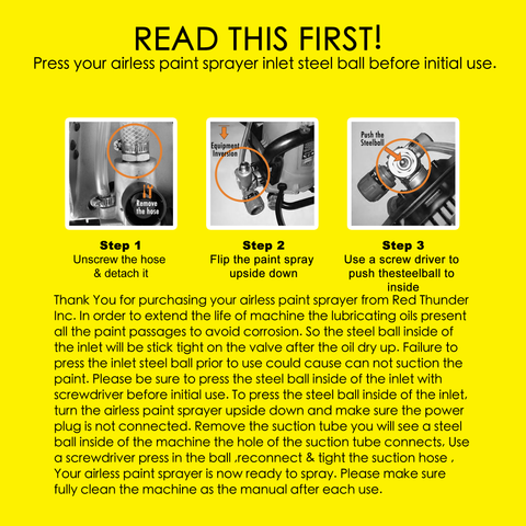 High Pressure Airless Paint Sprayer, Power Painter, Ideal for Home Interior, Exterior, Commercial Use, and DIY Handyman-Professional Contractor Grade Spray Paint Machine