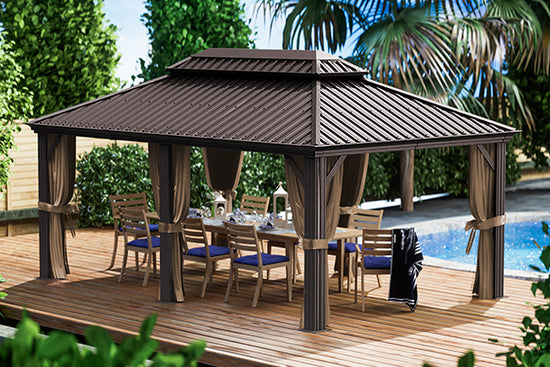 Kozyard Andra 8 X5 Soft Top Barbecue BBQ Grill Canopy
