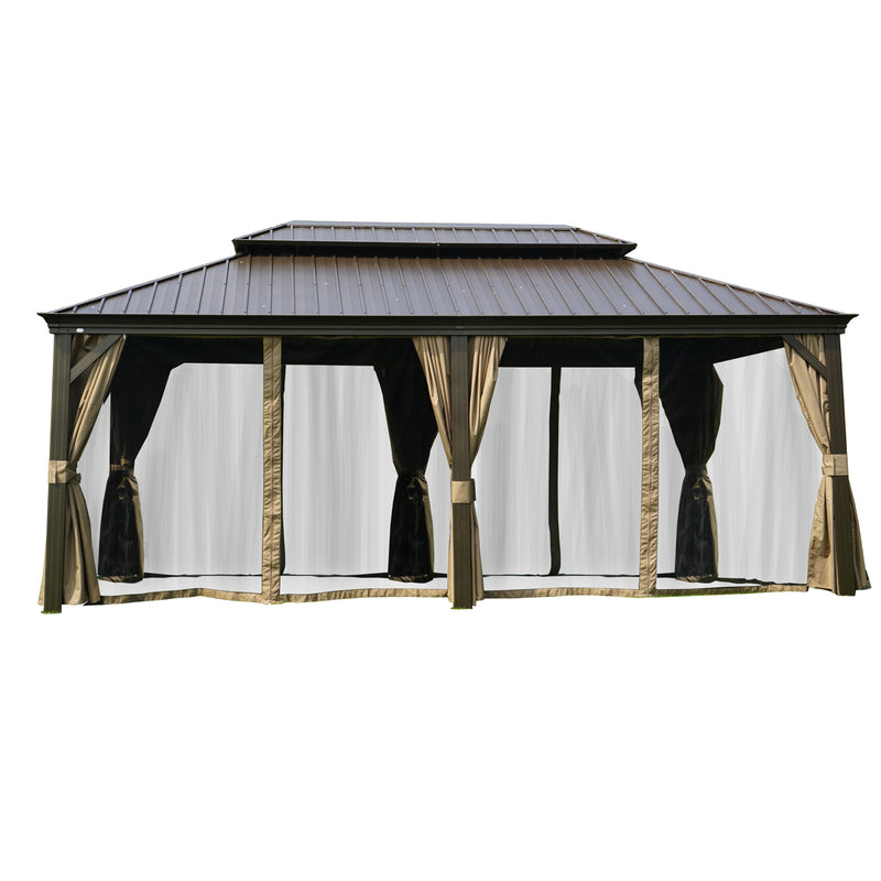 Kozyard Hardtop Gazebo Mosquito Net（8 Options）