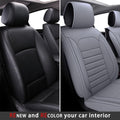 Car Interior Recolor Seat Covers (Black/Beige) - Renew worn seats with microfiber leather covers (black/beige options), stylish, durable, perfect for refreshing your car cabin’s appearance