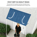 Kozyard Rain-Resistant Window Awning - Powder-Coated Iron Exterior Canopy with Front Gutter (Channels Heavy Rain), Dry Outdoor Shelter for Patio/Window
