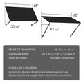 kozyard 95-Inch Adjustable Awning, 39 Sq. Ft. Sunshade Area, Powder-Coated Iron Patio Canopy, 4-Level Extension Options, All-Weather Outdoor Door & Window Cover
