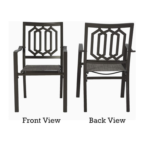 Kozyard Villa Outdoor Patio Dining Chair Textilence Chair
