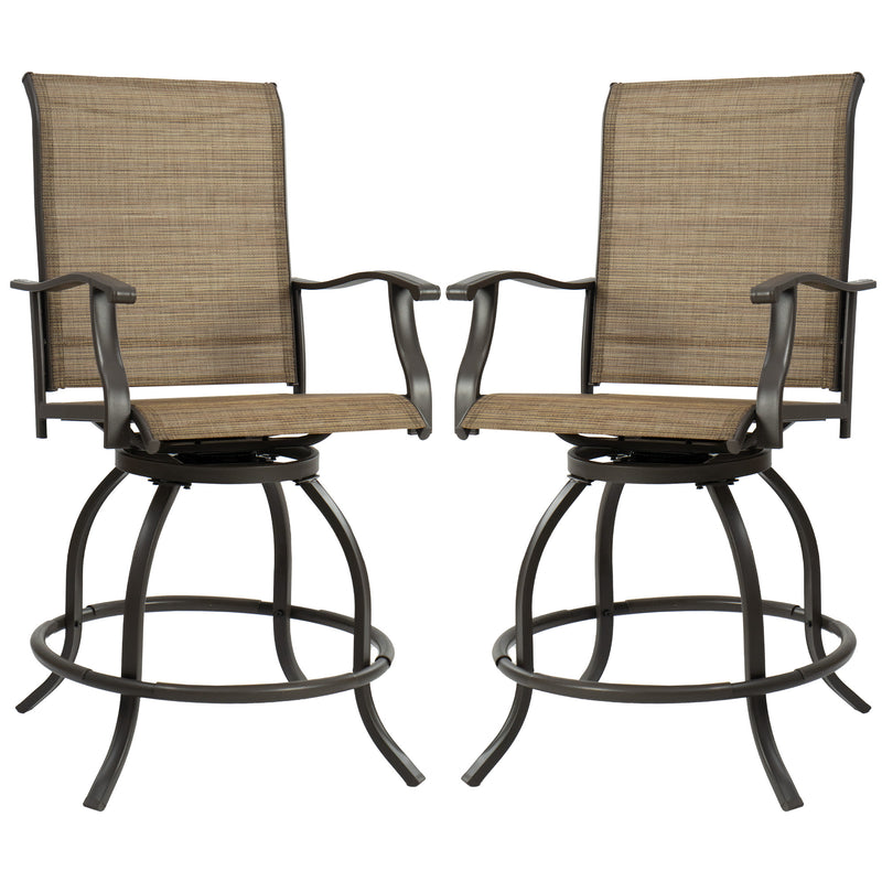 KOZYARD Swivel Outdoor Chairs with Mesh Seating
A pair of KOZYARD swivel outdoor chairs featuring mesh seating, ideal for patio use. Keywords: KOZYARD, swivel outdoor chairs, mesh seating
