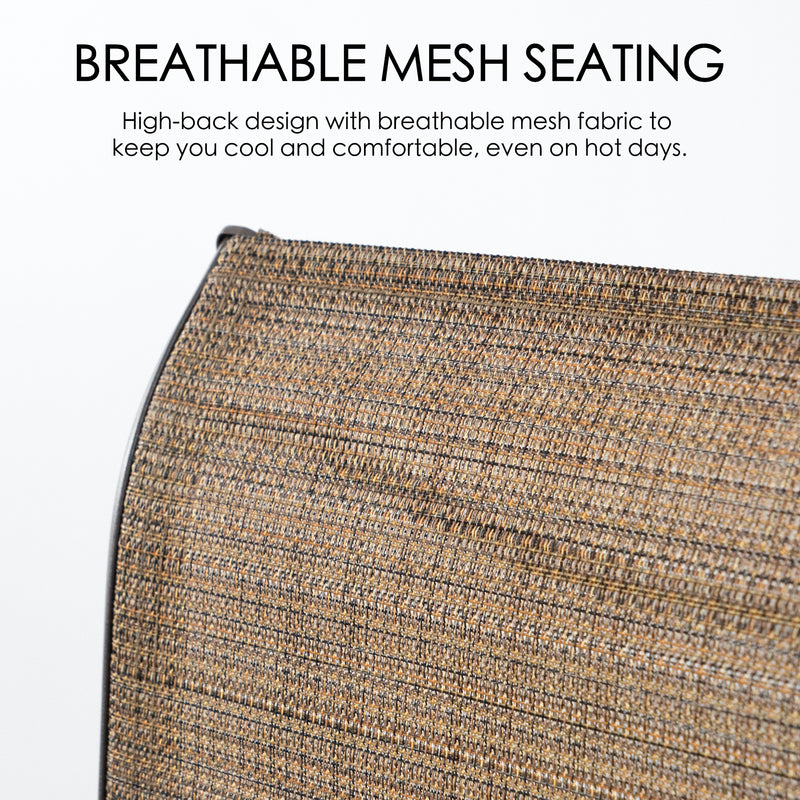 KOZYARD Outdoor Chair - Breathable Mesh Seating Feature
Highlighting the breathable mesh seating of KOZYARD outdoor chair, emphasizing its high - back design and comfort in hot weather. Keywords: KOZYARD, outdoor chair, breathable mesh, high - back design
