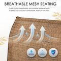 kozyard Breathable Mesh Seating, Quick-Drying Textilene Fabric for Outdoor Chairs, Durable & Weather Resistant, Keeps Cool & Comfortable
