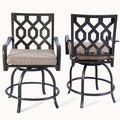 KOZYARD Swivel Outdoor Chairs with Geometric Backrest
A pair of KOZYARD swivel outdoor chairs featuring a geometric - patterned backrest and beige cushions, perfect for patio seating. Keywords: KOZYARD, swivel outdoor chairs, geometric backrest, beige cushions
