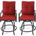 KOZYARD Swivel Outdoor Chairs with Burgundy Cushions
A pair of KOZYARD swivel outdoor chairs featuring burgundy cushions, perfect for patio seating. Keywords: KOZYARD, swivel outdoor chairs, burgundy cushions
