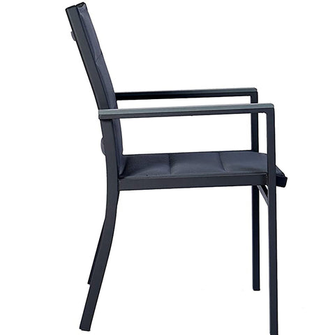 Kozyard Villa Outdoor Patio Dining Chair Aluminum Chair