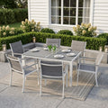 kozyard Patio Dining Chairs Set, Outdoor Patio Chairs with Padded Textilene Fabric & Aluminum Frame, Ideal for Patio Dining, Backyard, Garden, Poolside
