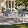 kozyard Patio Dining Chairs Set, Outdoor Patio Chairs with Padded Textilene Fabric & Aluminum Frame, Ideal for Patio Dining, Backyard, Garden, Poolside
