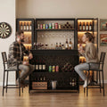 Kozyard indoor home bar stools set with back and footrest, elegant counter height chairs used at basement bar, kitchen island and pub table, cozy dining furniture for family gathering and party.