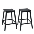 kozyard Counter Height Bar Stools Set of 2, Outdoor/Indoor Bar Stools with Ergonomic Seat, Sturdy A-Frame Structure & High-Density Material, Ideal for Kitchen, Patio, Backyard
