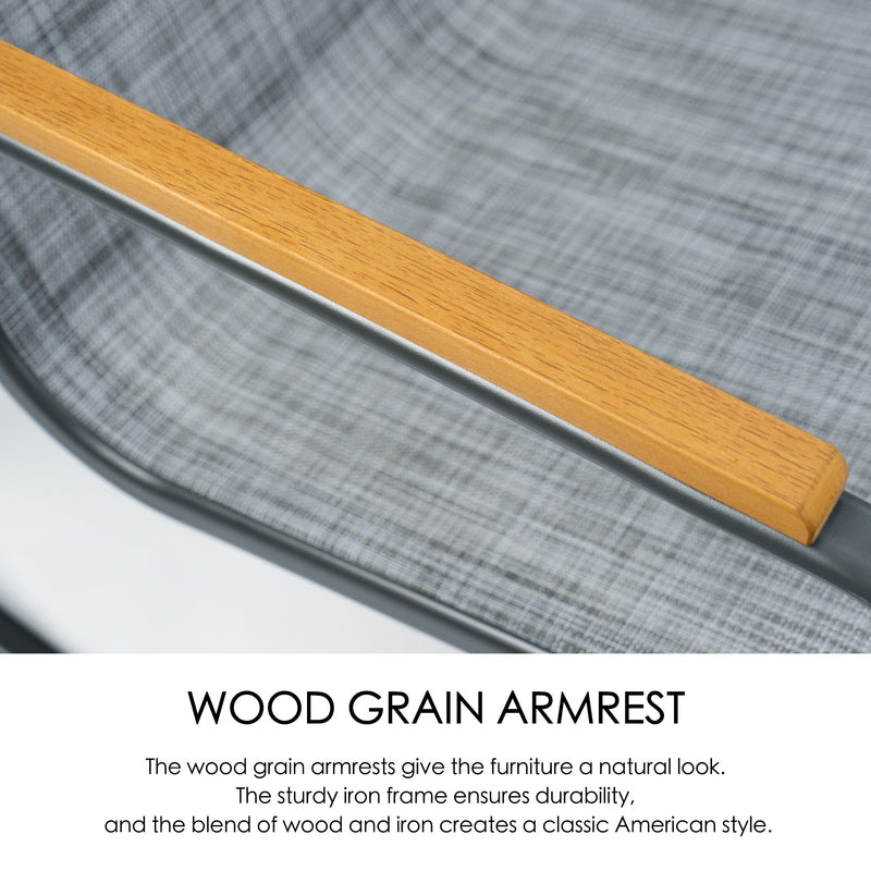 Wood Grain Armrest - Blending Natural Aesthetics with Durability
The armrest with wood grain finish imparts a natural look to the furniture. Combined with a sturdy iron frame, it exudes classic American style and ensures long - lasting use. Keywords: wood grain armrest, natural look, iron frame, classic American style
