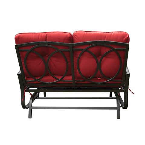 Kozyard Cozy Two Rocking Love Seats Glider Swing Bench/Rocker