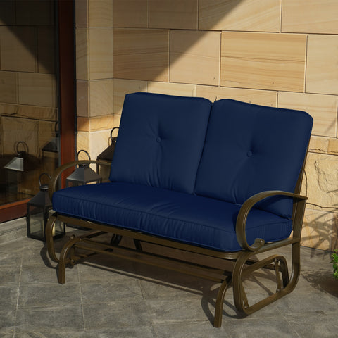 Kozyard Cozy Two Rocking Love Seats Glider Swing Bench/Rocker