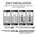 Sleeve Anchor Installation Guide
An installation guide for sleeve anchors, detailing steps like drill, clean, drive, and tighten, along with specifications such as drill bit size and tightening torque. Keywords: sleeve anchor installation, installation steps, anchor specifications