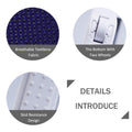 An infographic highlighting the key features of an outdoor lounge bed. It showcases a breathable Textilene fabric with a woven pattern, a bottom equipped with two wheels for easy movement, and a skid - resistance design. The text "DETAILS INTRODUCE" emphasizes the focus on these features. Outdoor Lounge Bed Features: Breathable Fabric, Wheels, and Skid - Resistance. outdoor lounge bed, breathable Textilene fabric, two - wheel bottom, skid - resistance design.