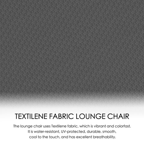 Kozyard Patio Chaise Lounge Chair Flat Recline Adjustable Lounge Chair