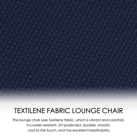 Kozyard Patio Chaise Lounge Chair Flat Recline Adjustable Lounge Chair