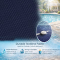 Kozyard Poolside Recliner Lounge Chair Featuring Water & UV Resistant Textilene Fabric & Rustproof Reinforced Aluminum Frame for Outdoor Backyard Use
