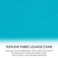 Benefits of Textilene Fabric in Lounge Chairs
alt text：An image highlighting the features of a lounge chair made with Textilene fabric, showcasing its vibrant color, water - resistance, UV - protection, durability, smoothness, cool touch, and breathability. Keywords: Textilene fabric, lounge chair, outdoor furniture features
