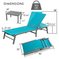 kozyard Foldable Outdoor Chaise Lounge, 300 lbs Weight Capacity, Compact Folding Design with Detailed Dimensions, Rust-Proof Aluminum Frame, All-Weather Breathable Fabric for Patio & Pool
