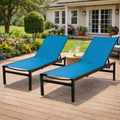 Kozyard outdoor chaise lounge - patio relaxation furniture designed for backyard comfort, featuring adjustable recline, durable textilene fabric, and sturdy aluminum frame, ideal for outdoor living spaces.
