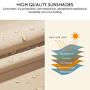 Premium Multifunctional Sunshades
alt text：Images demonstrating high - quality sunshades with features such as waterproofing and UV protection against UVA, UVB, and UVC. Keywords: high - quality sunshades, UV protection, waterproof