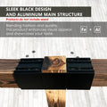 Sleek Black - Designed Aluminum Furniture Connector
A black metal furniture connector with an aluminum main structure, highlighting its stylish design and compatibility with wooden beams. It clarifies that the product does not include wood. Keywords: furniture connector, sleek black design, aluminum structure
