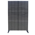 Contemporary Black Slat - Style Room Divider
alt text：A modern room divider with a sleek black slat - style design, providing both functionality and aesthetic appeal for interior spaces. Keywords: room divider, slat design, contemporary decor
