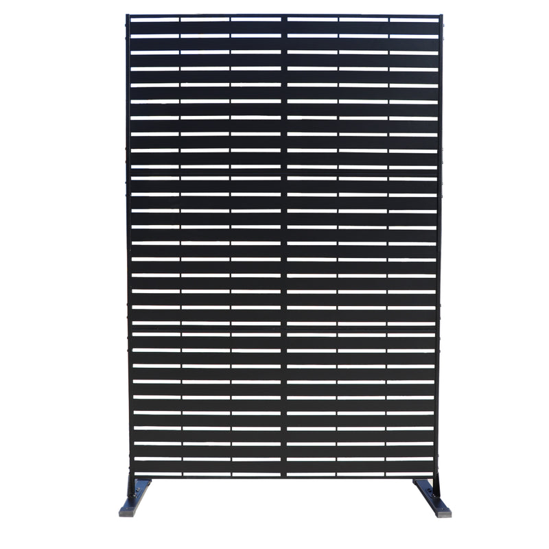 Contemporary Black Slat - Style Room Divider
alt text：A modern room divider with a sleek black slat - style design, providing both functionality and aesthetic appeal for interior spaces. Keywords: room divider, slat design, contemporary decor
