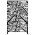 Exquisite Palm - Leaf Patterned Room Divider
alt text：A stylish room divider featuring an intricate palm - leaf pattern, adding a touch of nature - inspired elegance to any space. Keywords: room divider, palm - leaf pattern, decorative screen