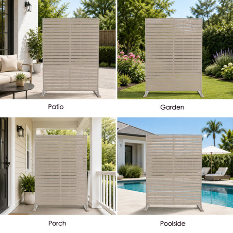 Kozyard roman column planter pot modern minimalist textured plastic flower plant container. Aesthetic close up display highlighting the elegant vertical lines and exquisite speckled stone texture pattern on a museum style pedestal. This high end architectural design brings a premium sophisticated look to casual durable plastic yard pots, blending classic Greek Roman column timeless styles with minimalist contemporary home porch deck and balcony terrace design trends.
