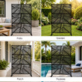 Kozyard roman column planter pot modern minimalist textured plastic flower plant container. Aesthetic close up display highlighting the elegant vertical lines and exquisite speckled stone texture pattern on a museum style pedestal. This high end architectural design brings a premium sophisticated look to casual durable plastic yard pots, blending classic Greek Roman column timeless styles with minimalist contemporary home porch deck and balcony terrace design trends.