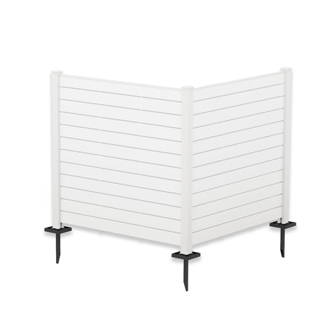 Kozyard 50"W x 48"H Outdoor Privacy Screens - Air Conditioner Fence Panels, Pool Equipment Enclosure, Trash Can Screens Fence Kit