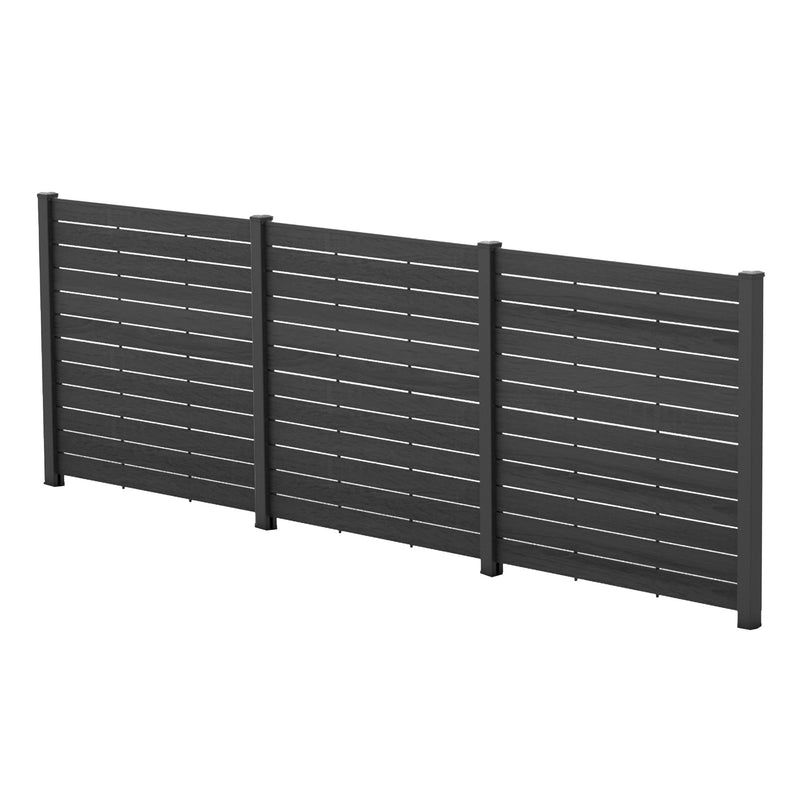 Kozyard 50"W x 47"H Outdoor Privacy Screens - Air Conditioner Fence Panels, Pool Equipment Enclosure, Trash Can Screens Fence Kit for Outside Backyard Patio