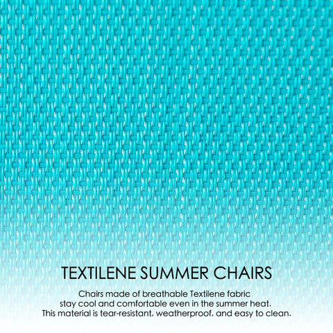 Kozyard Patio Rocking Chair Set Powder Coated Aluminum Frame  Patio Rocking Sling Chair with Breathable Textilene