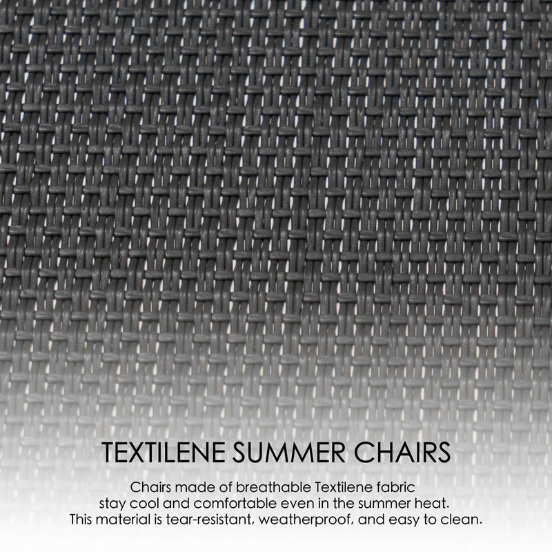 Kozyard Outdoor Contemporary Patio Rocking Sling Chair with Powder Coated Aluminum Frame and Weather Resistant and Breathable Mesh Fabric, Perfect for Patio, Porch, Yard, Garden