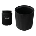 kozyard double-layer ribbed bucket structure, multi-functional container with separate inner and outer parts for versatile use
