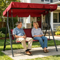 kozyard outdoor patio swing sustainable solution, replaceable canopy top, durable steel frame, replacement parts available in USA
